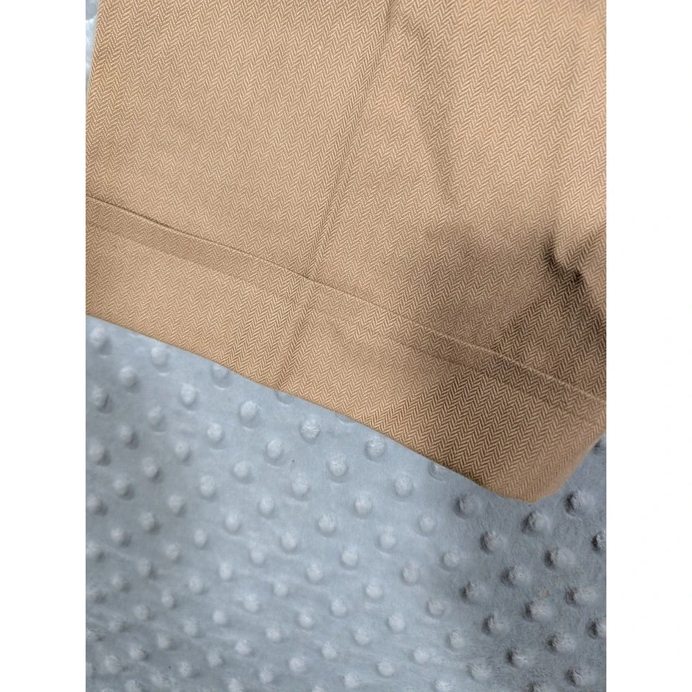 VTG Polo Ralph Lauren Pleated Herringbone Trouser Men 36x31* Beige Cotton Cuffed